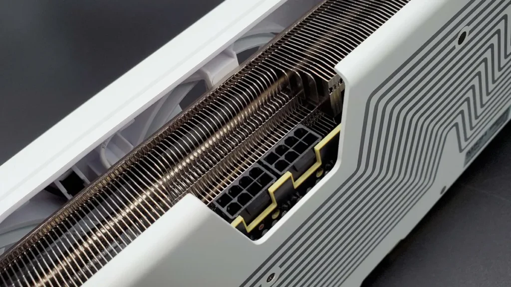Two 8-pin connectors in a Radeon RX 9070