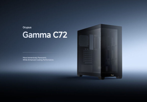Ocypus Ocypus Unveils the Gamma C72 Panoramic View PC Case